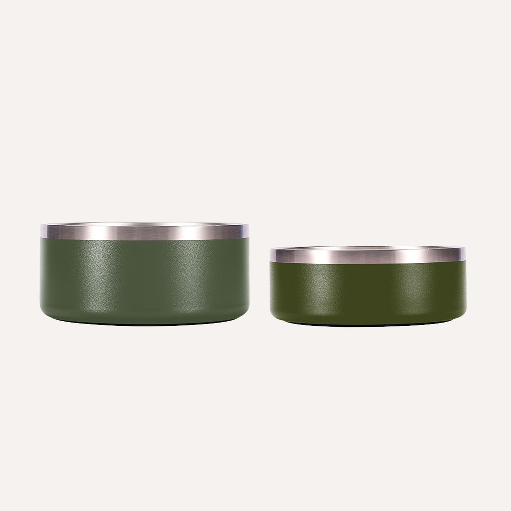 Stainless Steel Pet Food/Water Bowl - Dishwasher Safe
