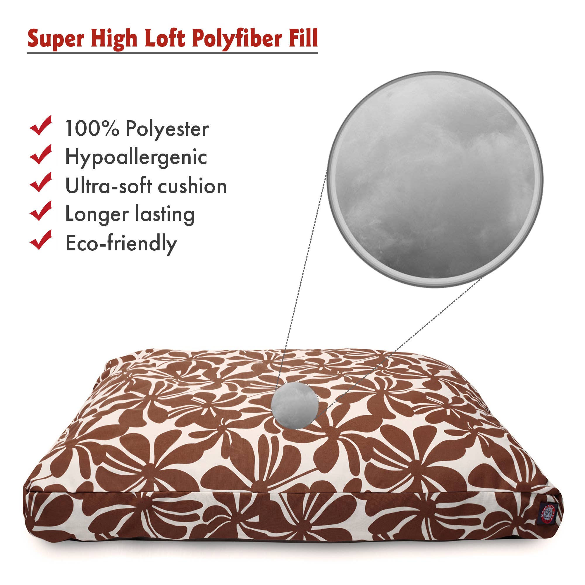 Plantation Rectangle Dog Bed