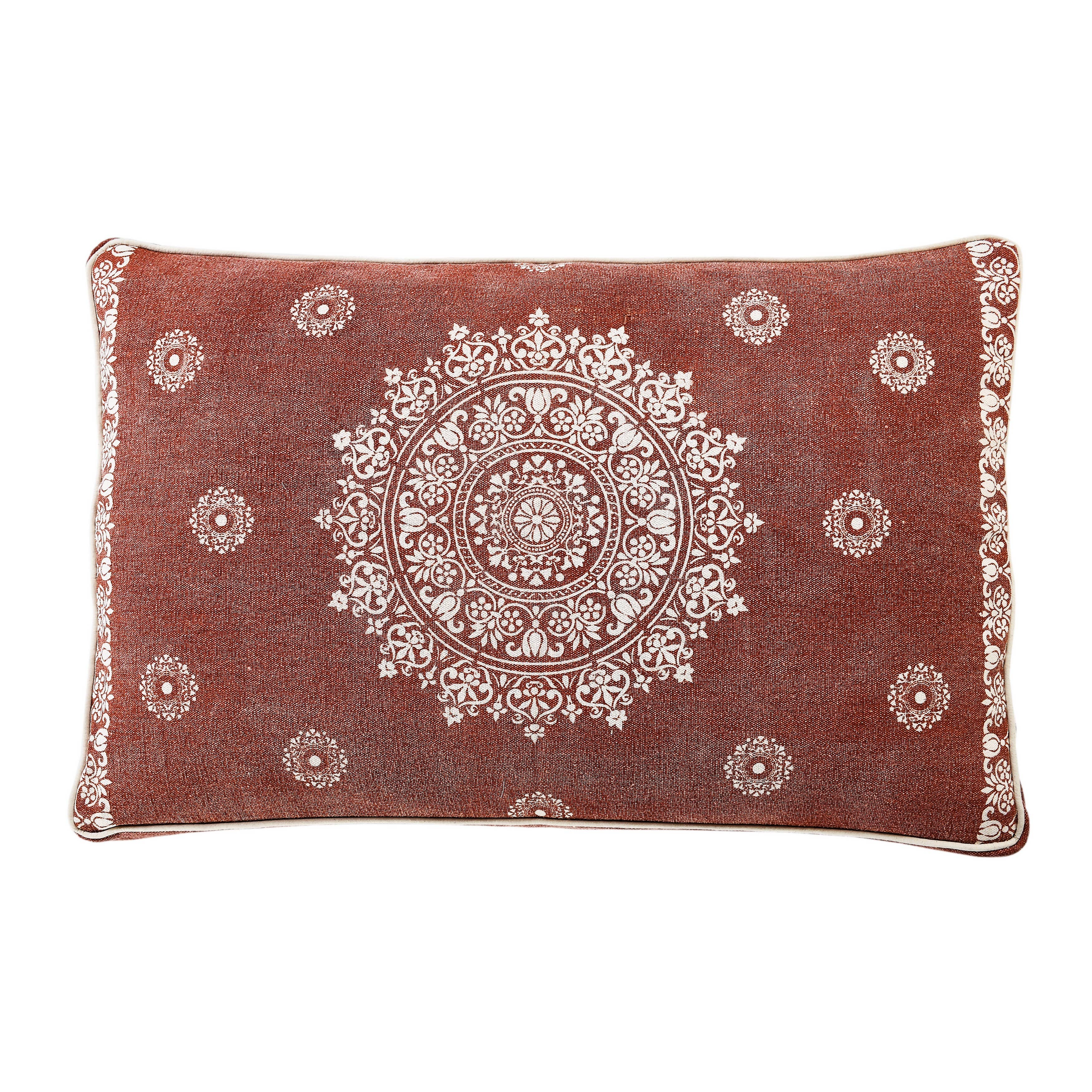 Mandala Stonewash Pillow Pet Bed With Removable Cover