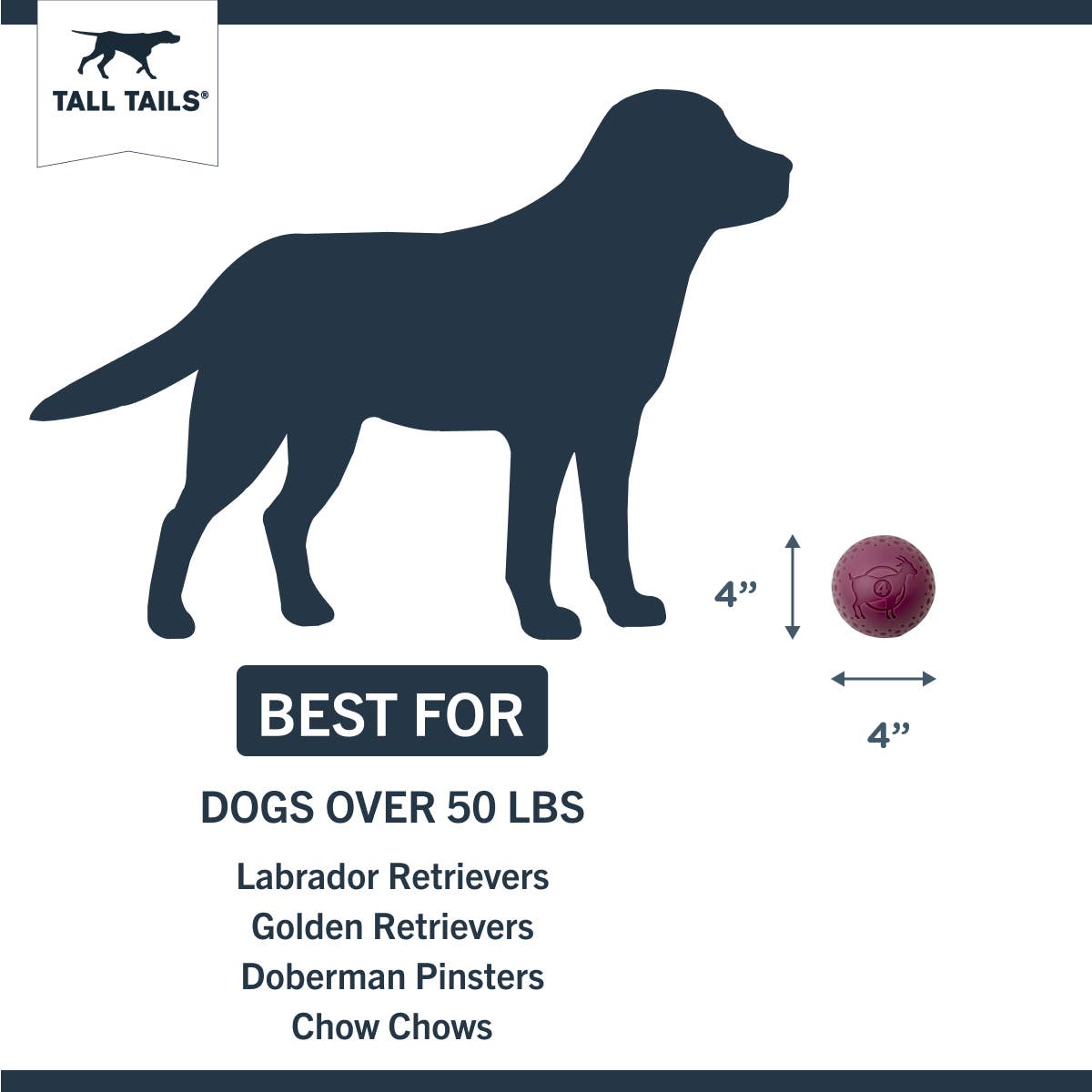 Tall Tails GOAT Sport Ball, Large