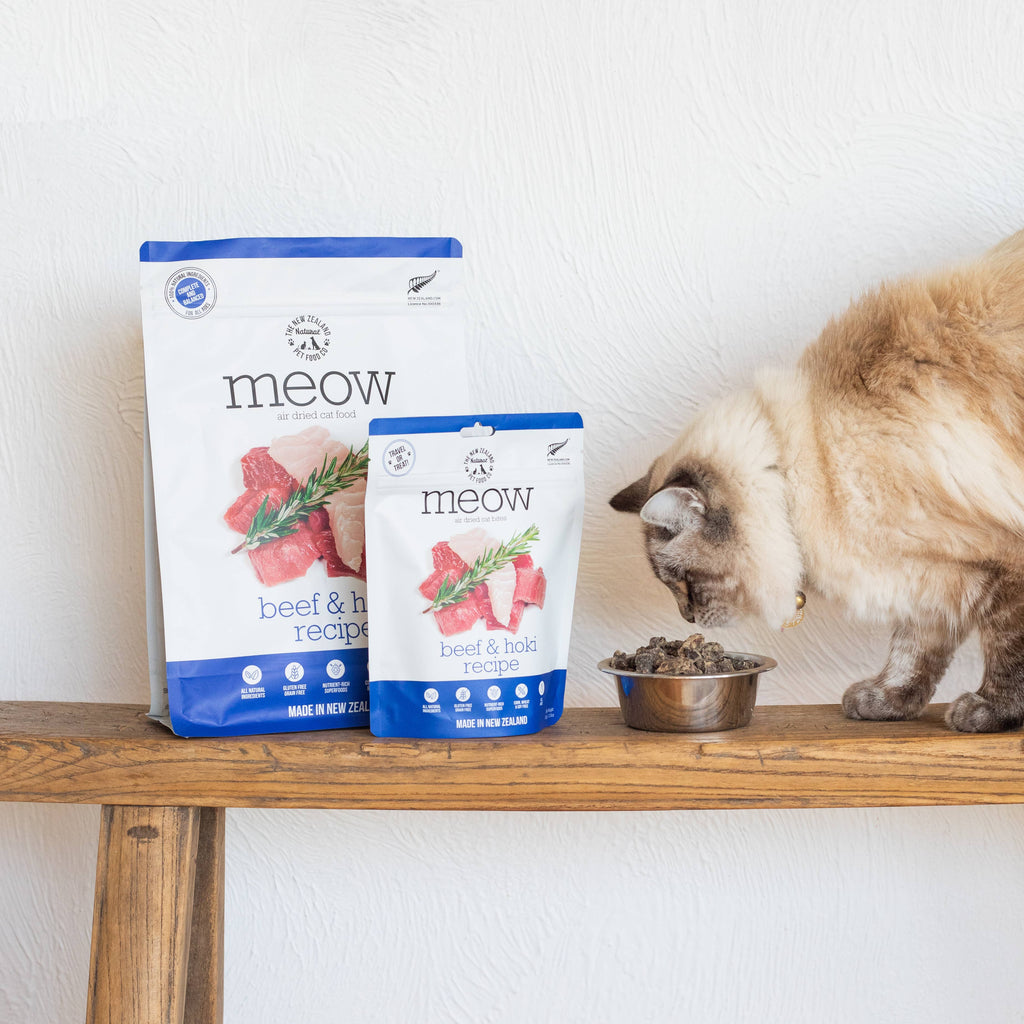 Meow Beef & Hoki Air Dried Cat Food 3.5oz | 26.5oz