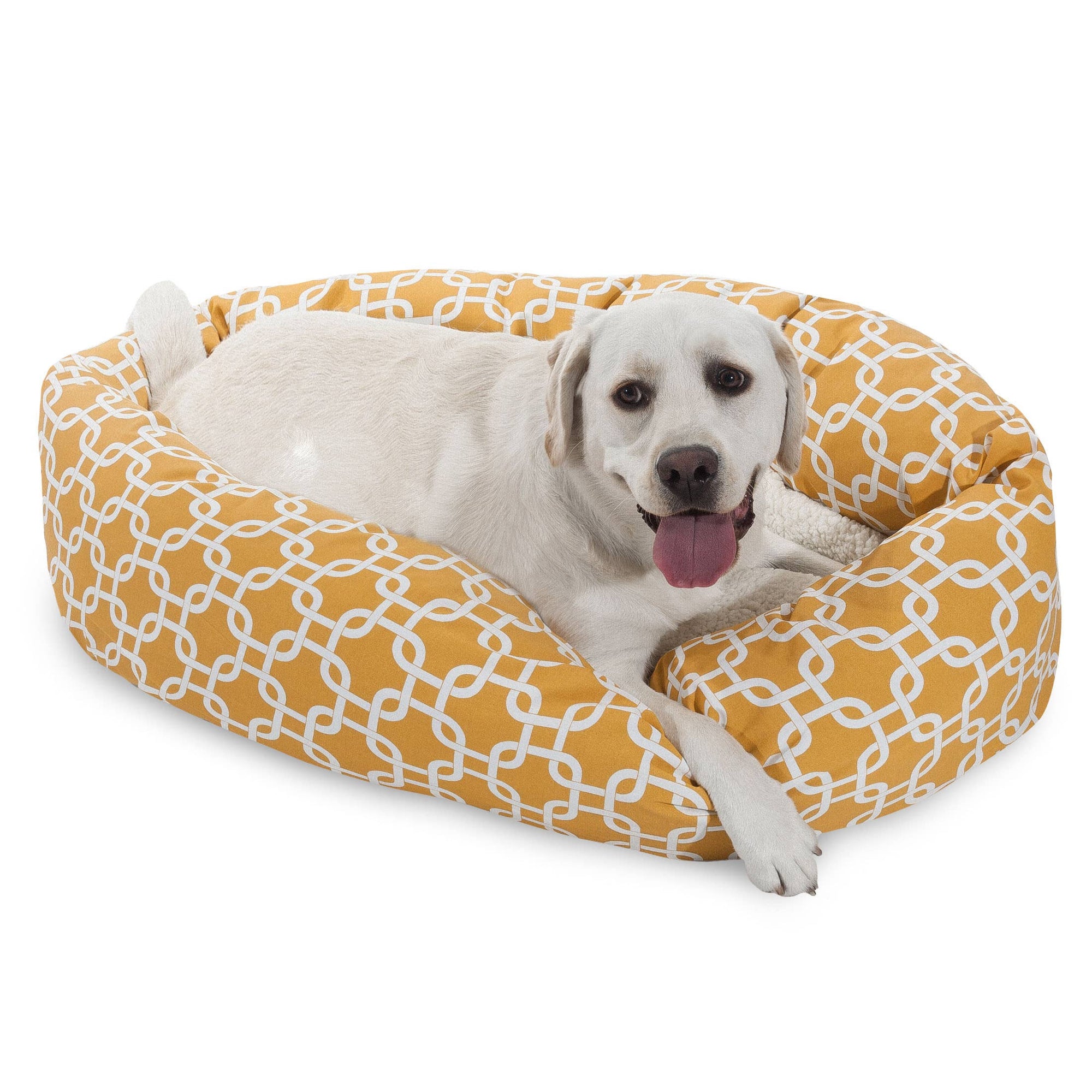 Links Sherpa Bagel Dog Bed