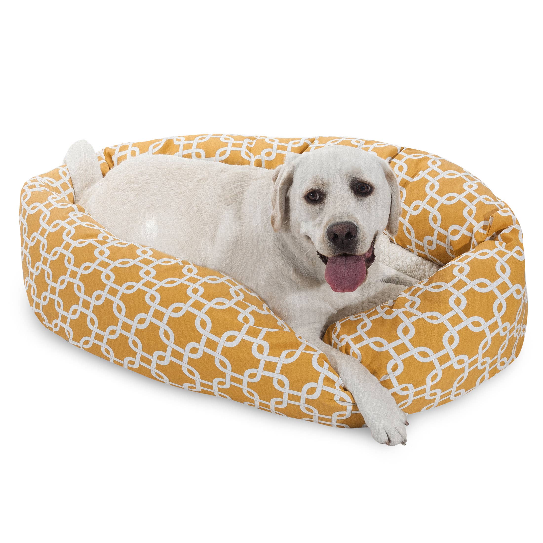 Links Sherpa Bagel Dog Bed