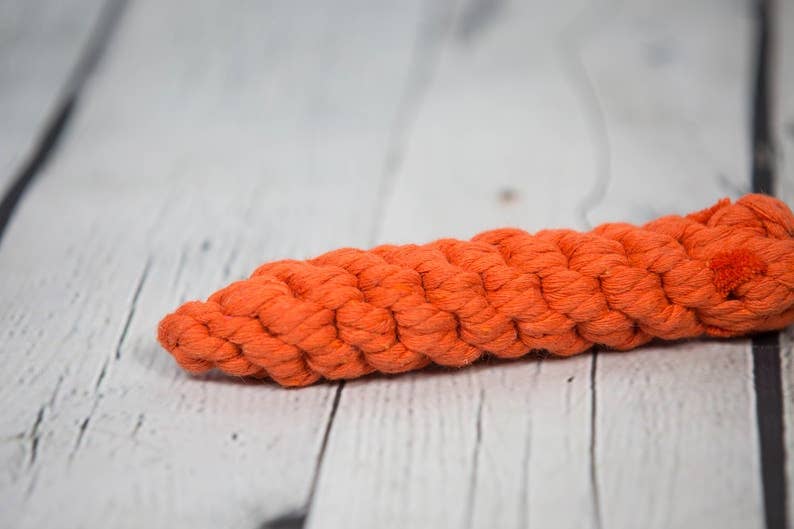 Carrot Rope Dog Toy