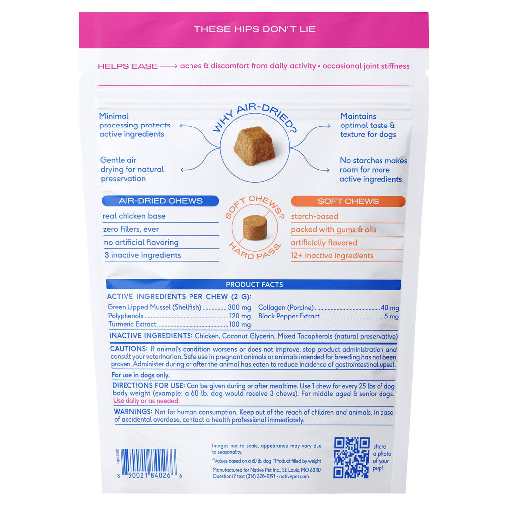 Hip+Joint Inflammatory Care Chews, Hip & Joint Supplement