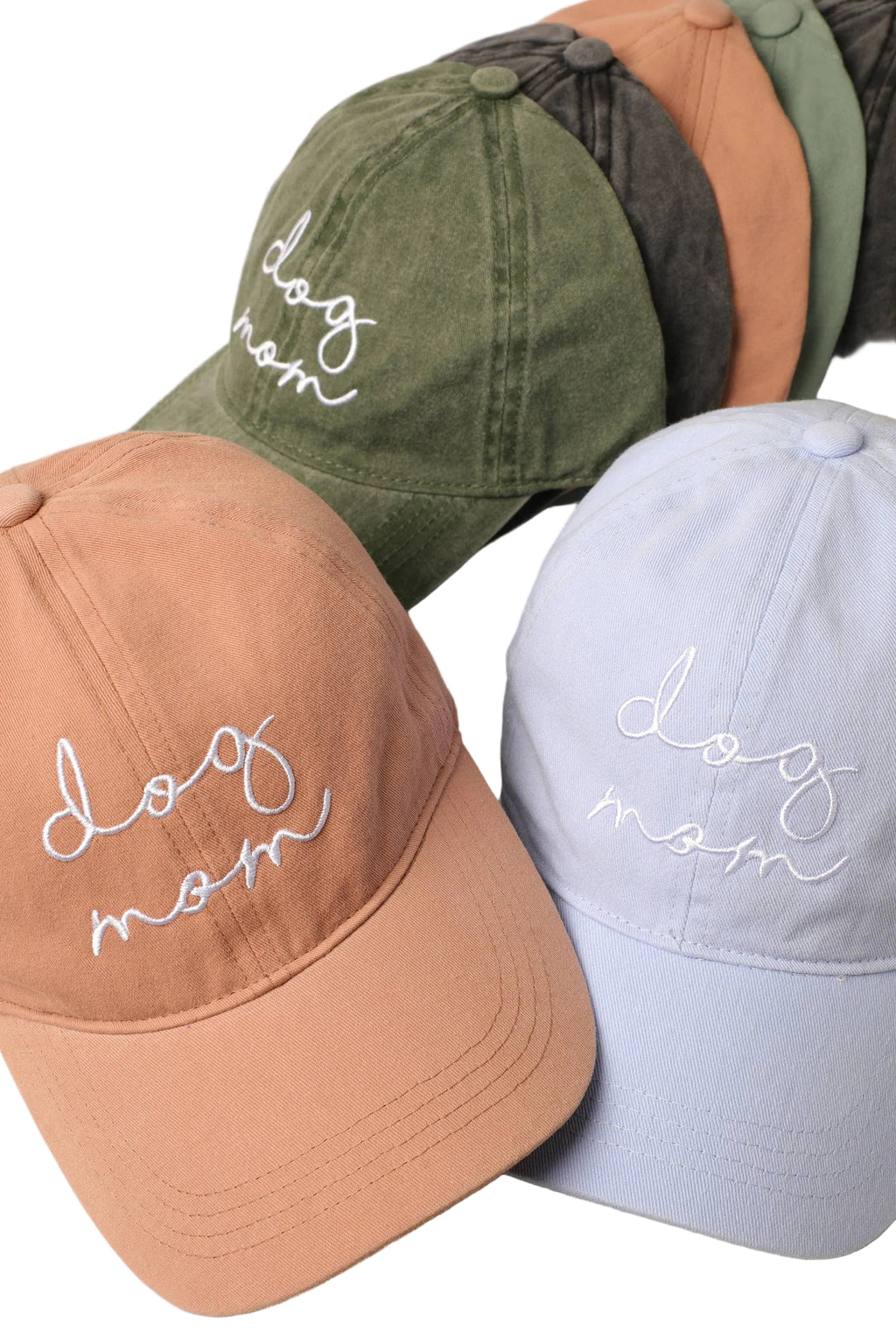 Dog Mom Lettering Embroidery Baseball Cap