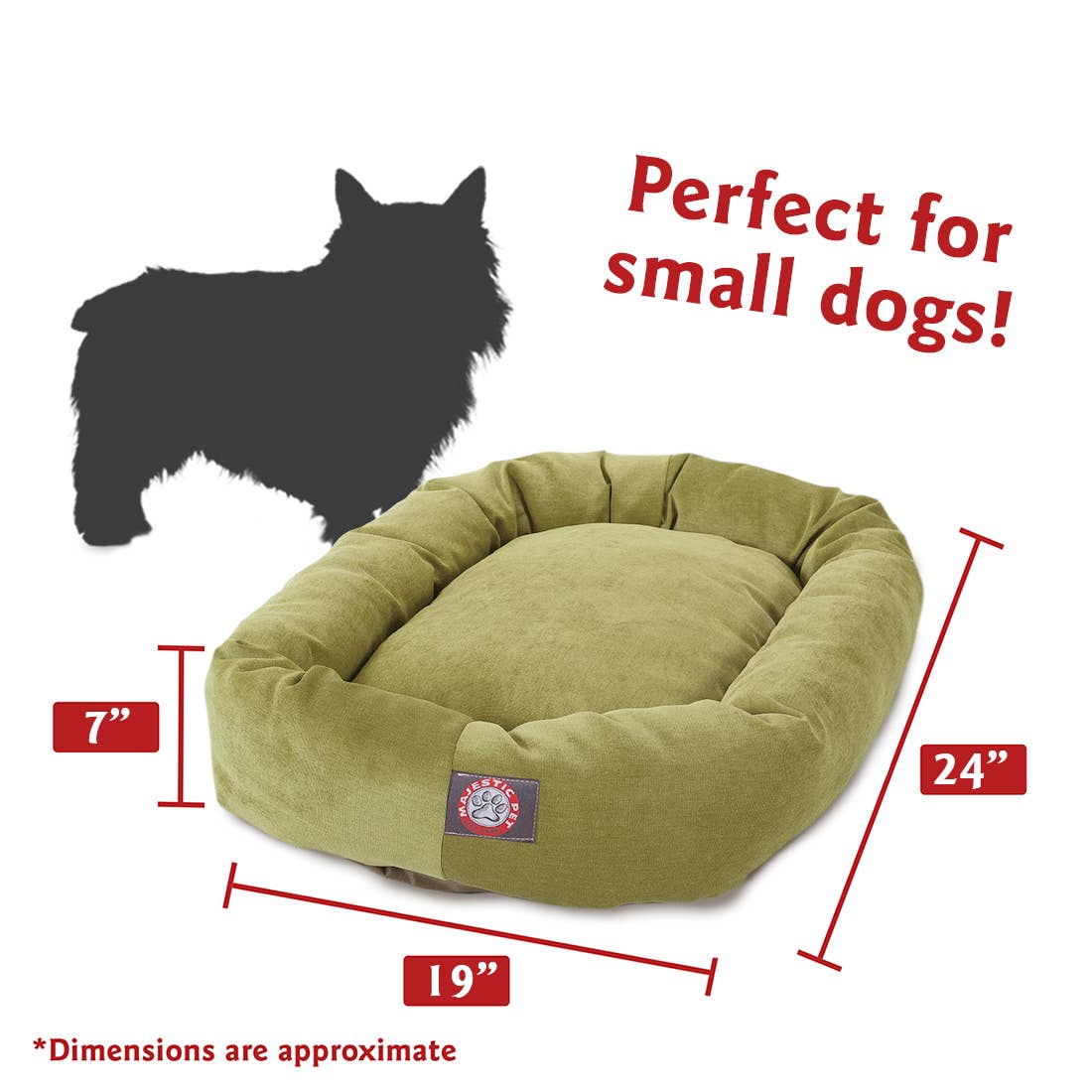 Villa Bagel Dog Bed