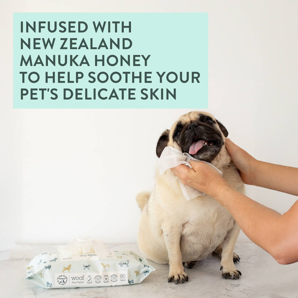 Woof Manuka Honey Wipes