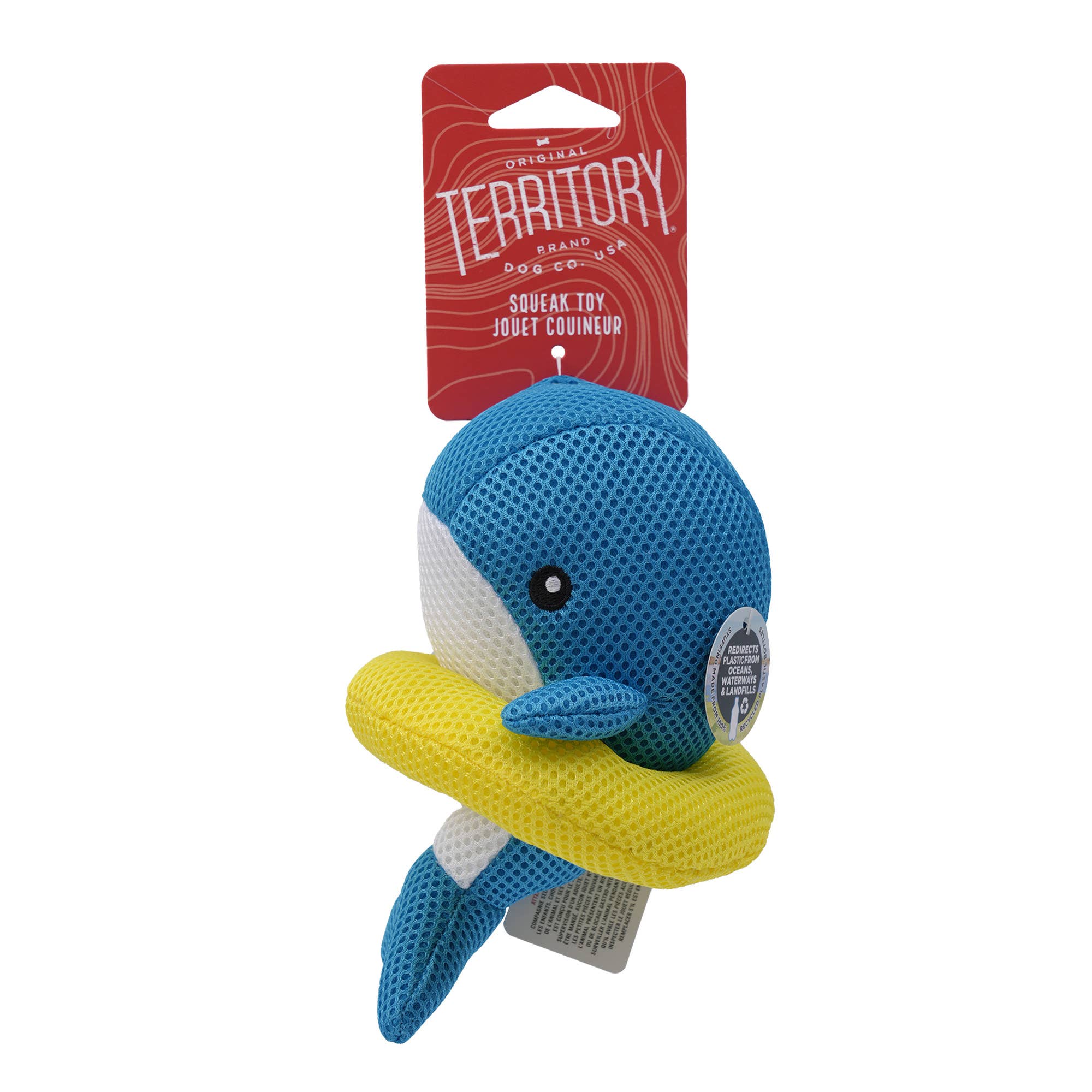Territory Whale Floating Toy For Dogs