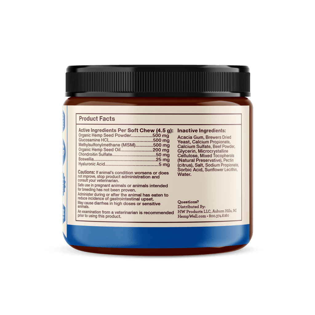 Hemp Well Hip & Joint Dog Soft Chews