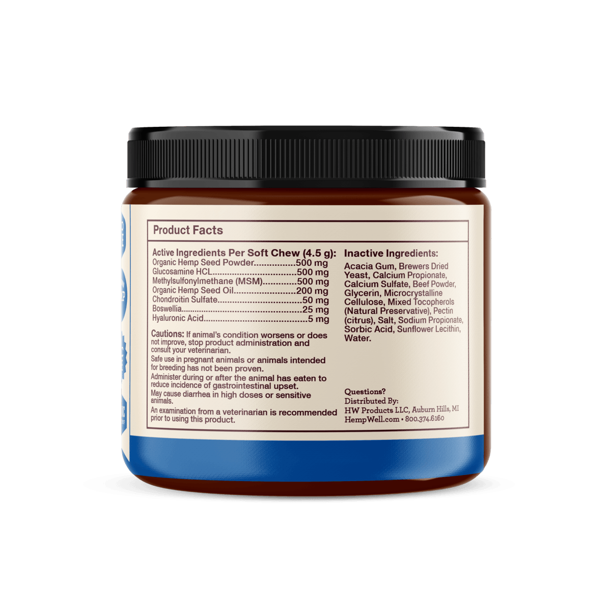 Hemp Well Hip & Joint Dog Soft Chews