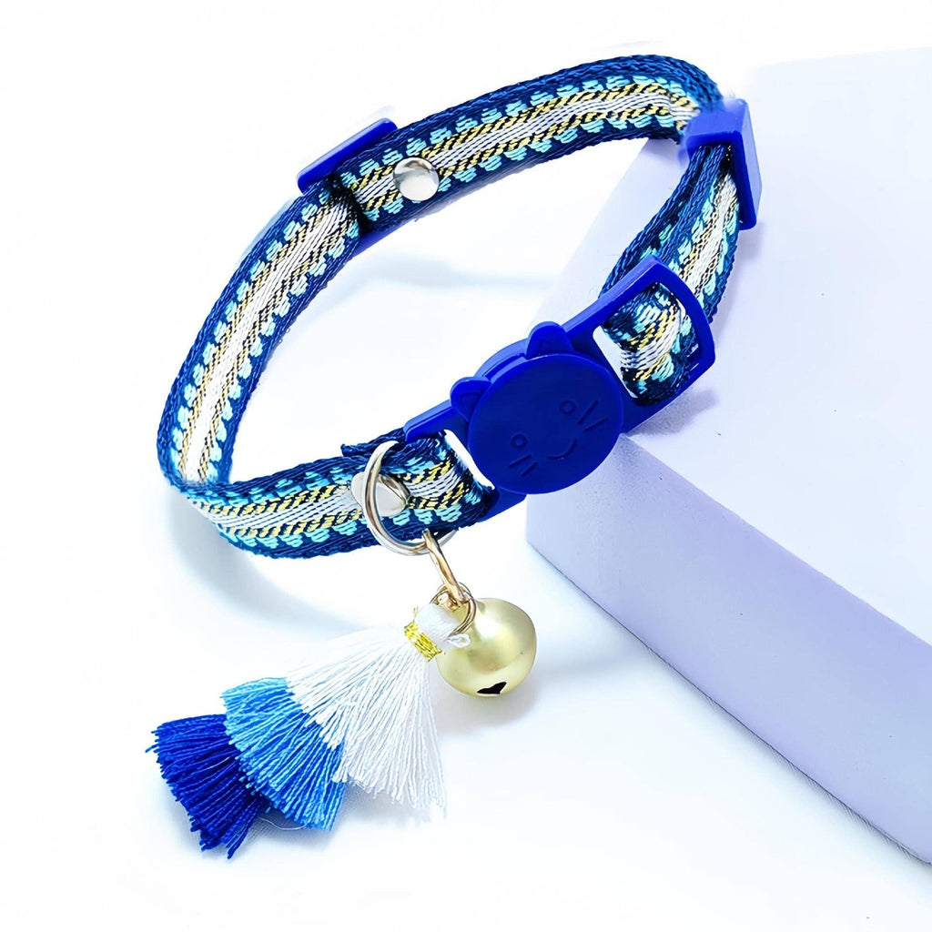 Mokka - Embroidered Cat Collar