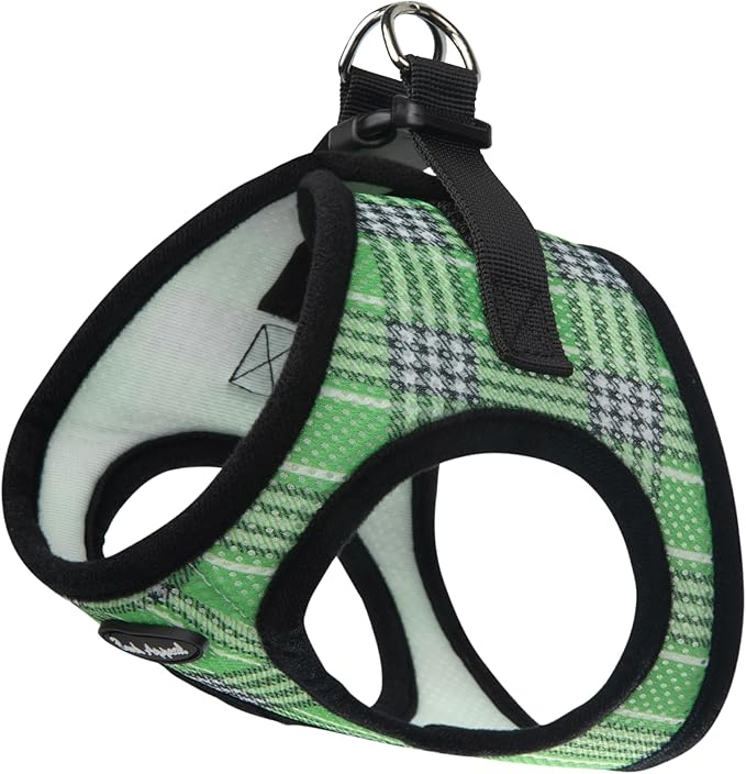 Green Plaid Harness