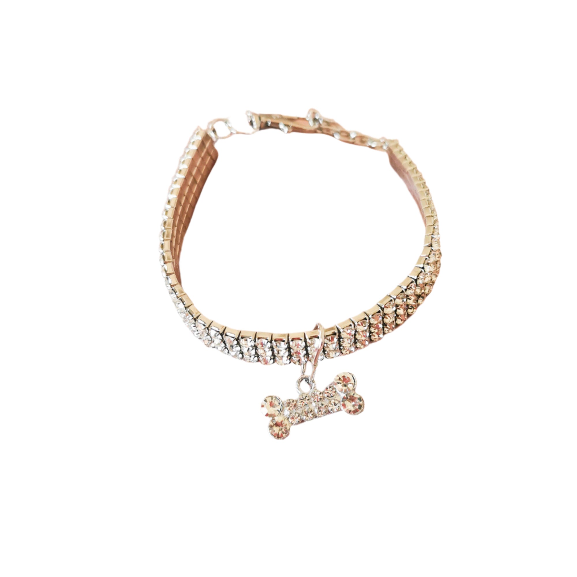 Elegant Rhinestone Pet Necklace & Charm | For Cats and Dogs