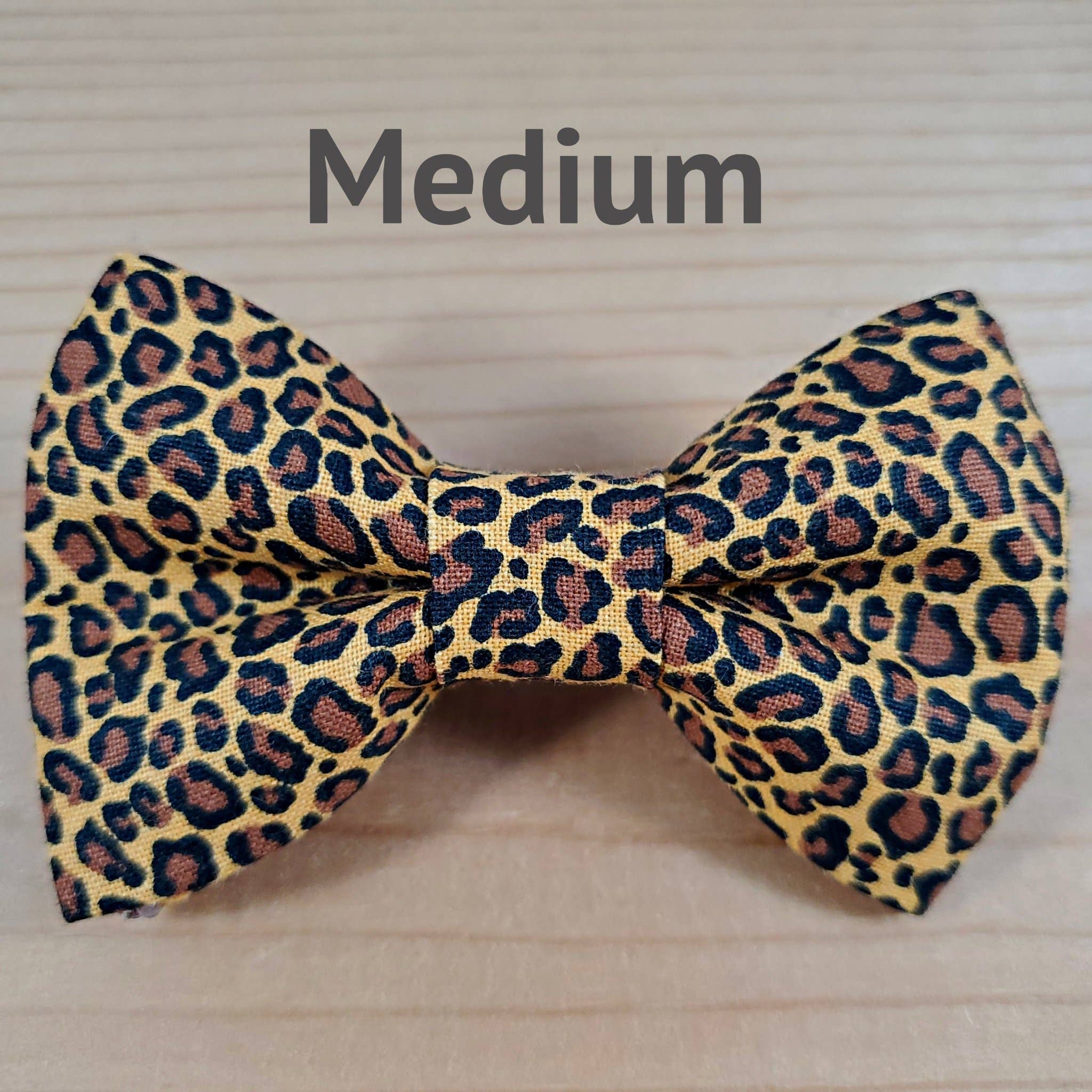 Leopard Print Bow Tie