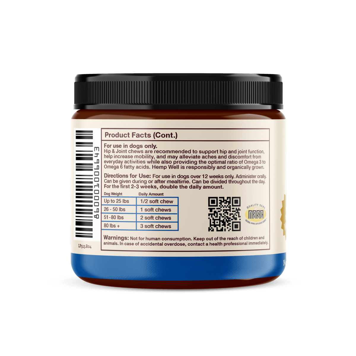 Hemp Well Hip & Joint Dog Soft Chews