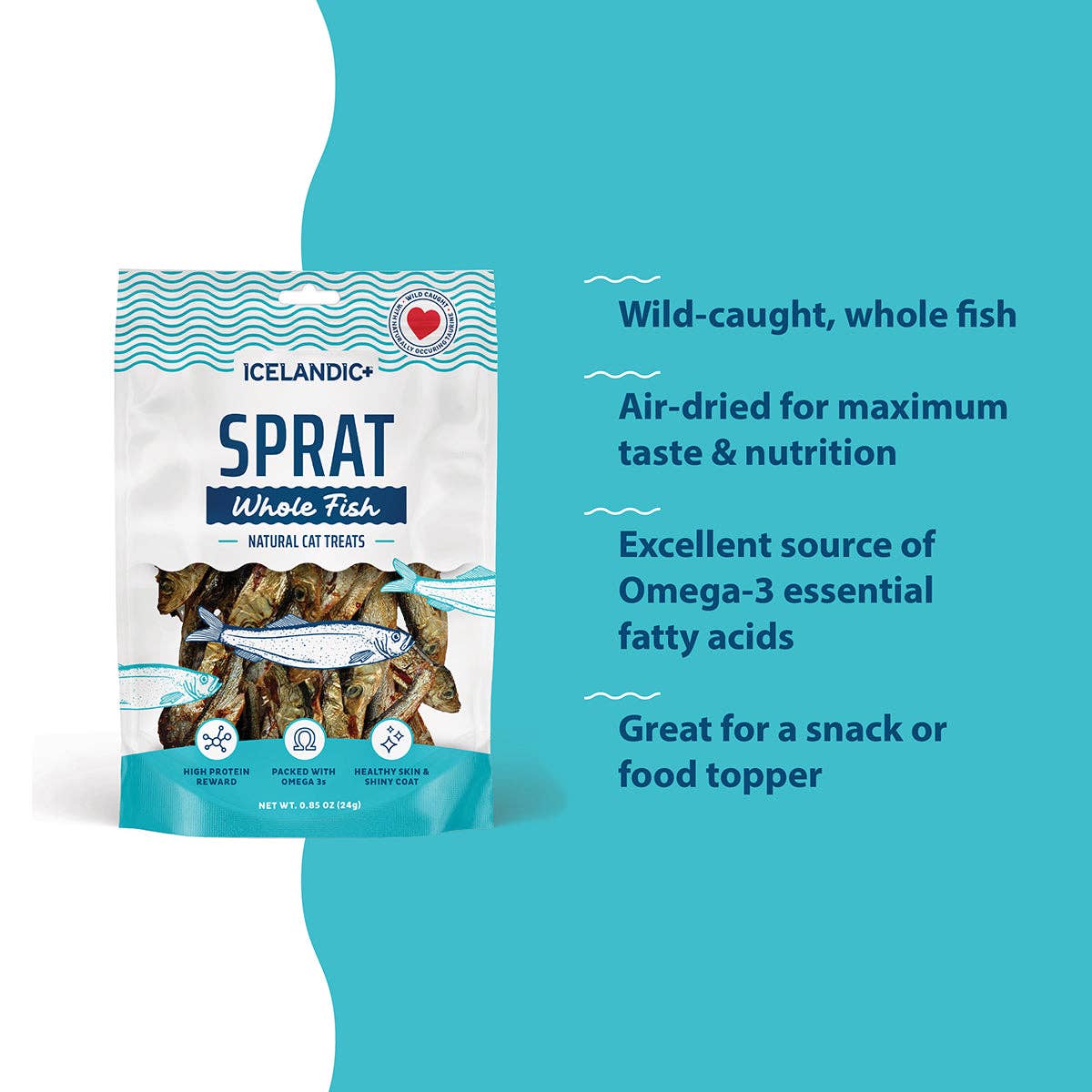 Sprat Whole Fish Cat Treats