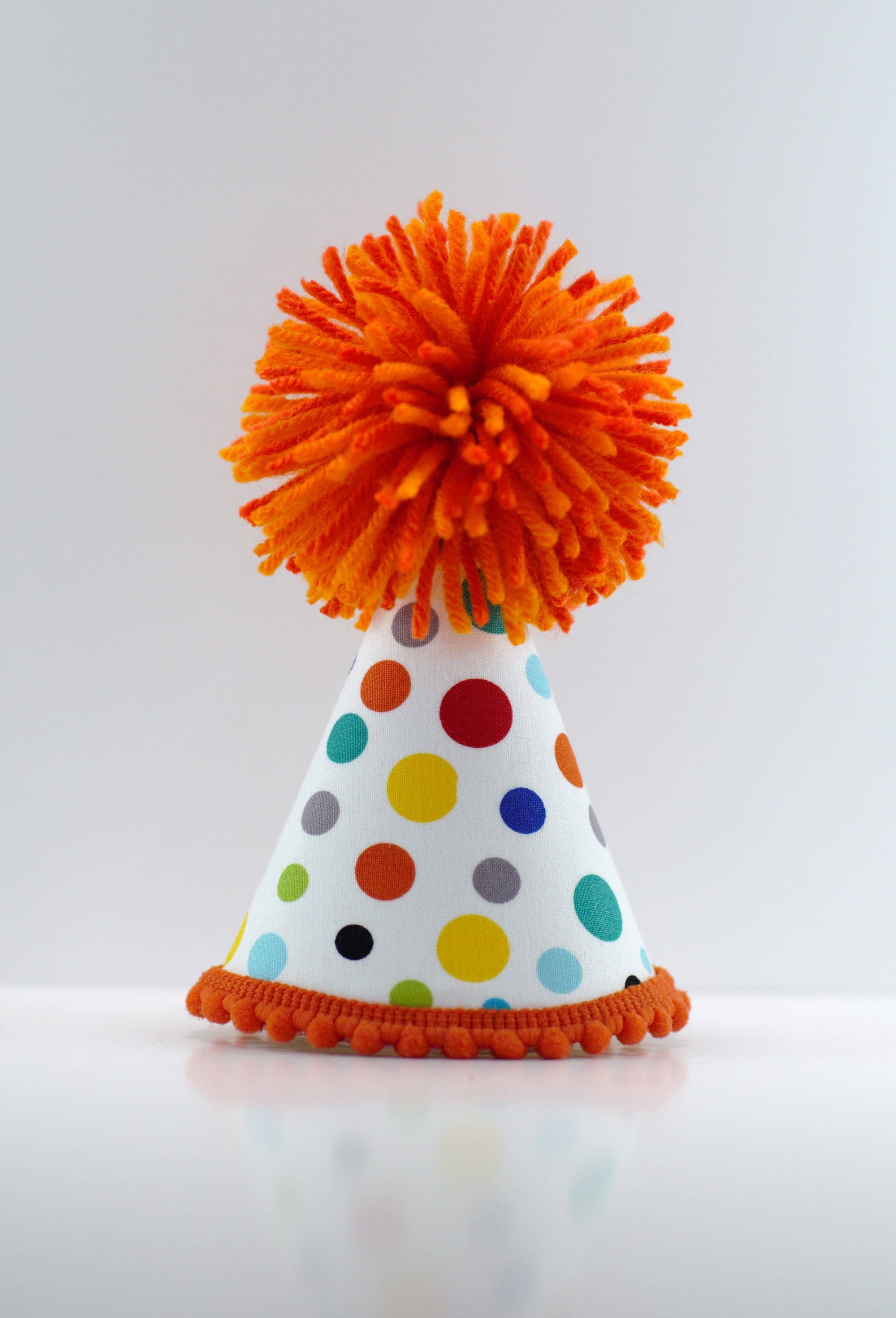 White Dots Party Hat