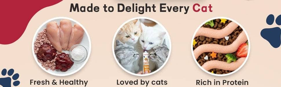 Chef Kitty Purée Pops – Lickable Creamy Cat Treats (20 Pack)