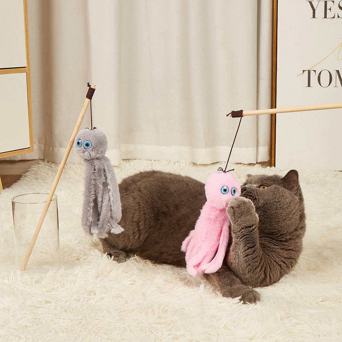 Moo - Octopus Cat Teaser Wand