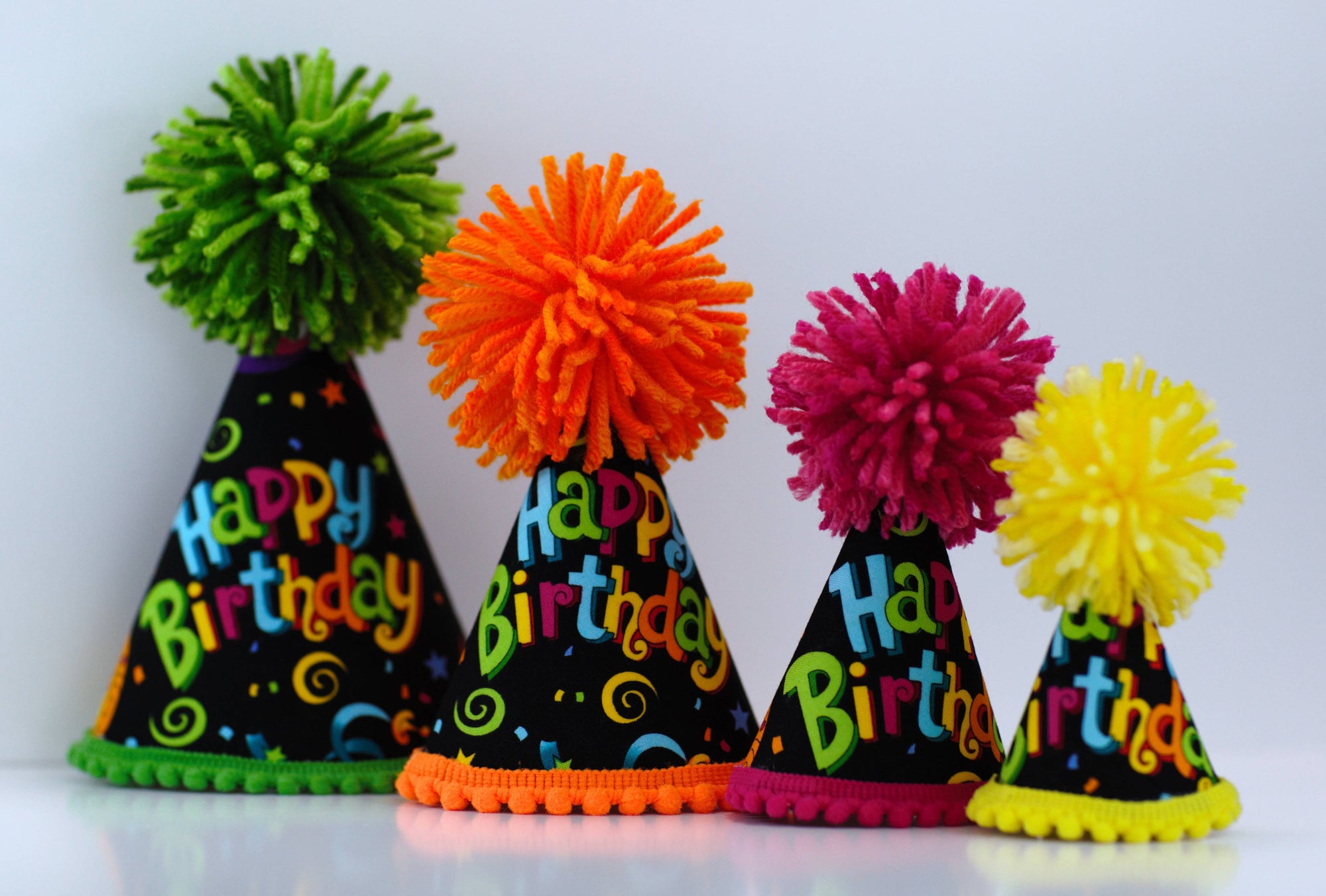 Pups party hats