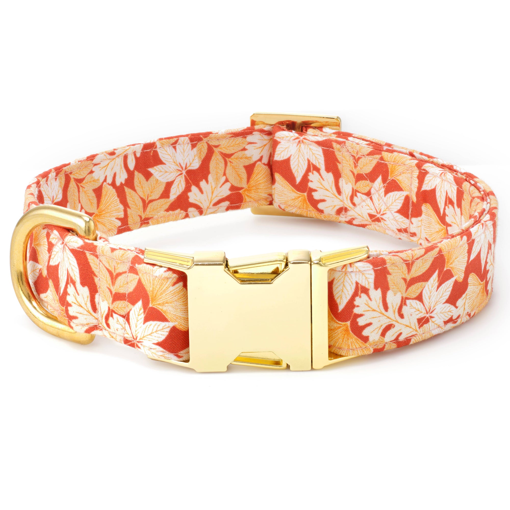 Autumn Leaves Rust Fall Dog Collar