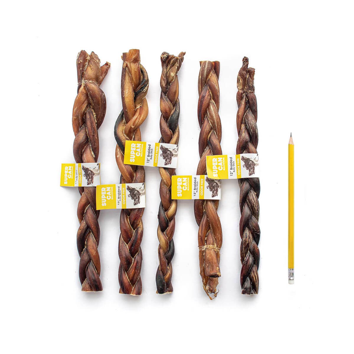 6" Braided Bully Sticks