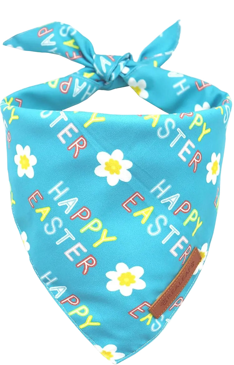 "Happy Easter" Tie-on Bandana