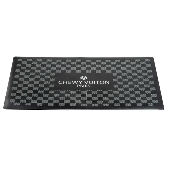 Black Checker Chewy Vuiton Placemat