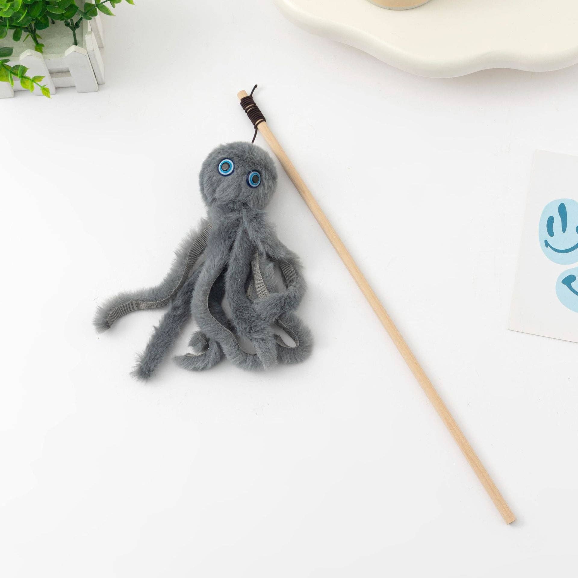 Moo - Octopus Cat Teaser Wand