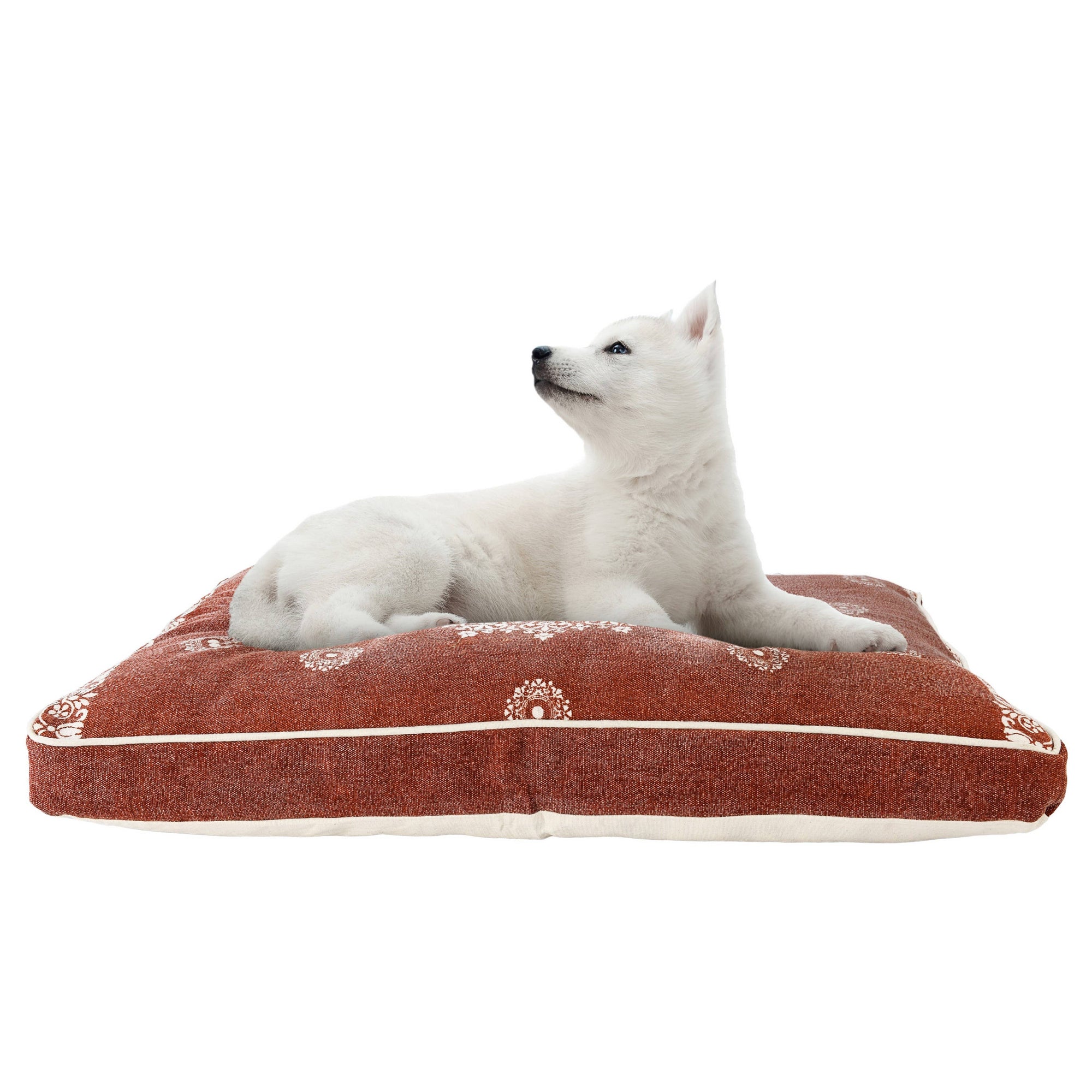 Mandala Stonewash Pillow Pet Bed With Removable Cover