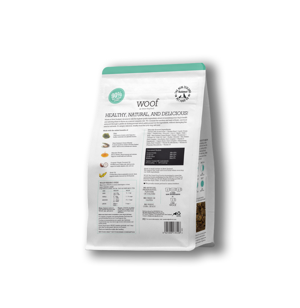 Woof Chicken Air Dried Dog Food