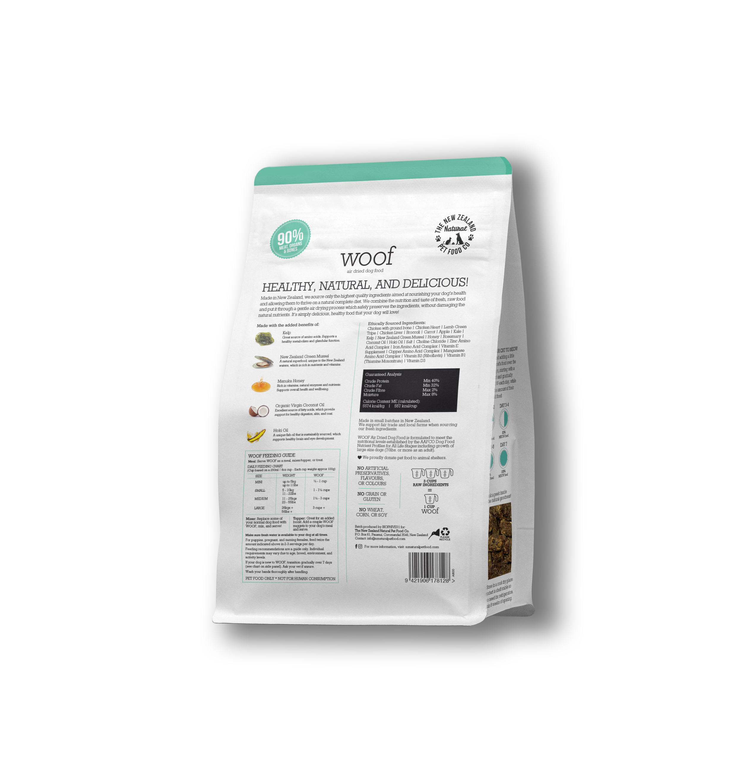 Woof Chicken Air Dried Dog Food