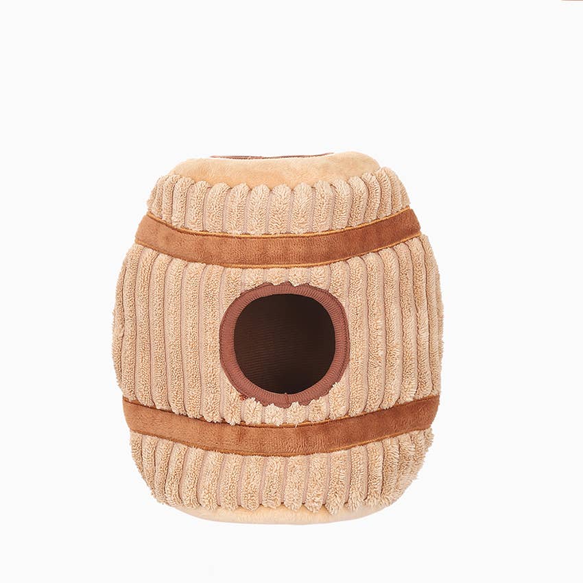 HugSmart Pet -Food Party  | Wine Barrel - Interactive Toy