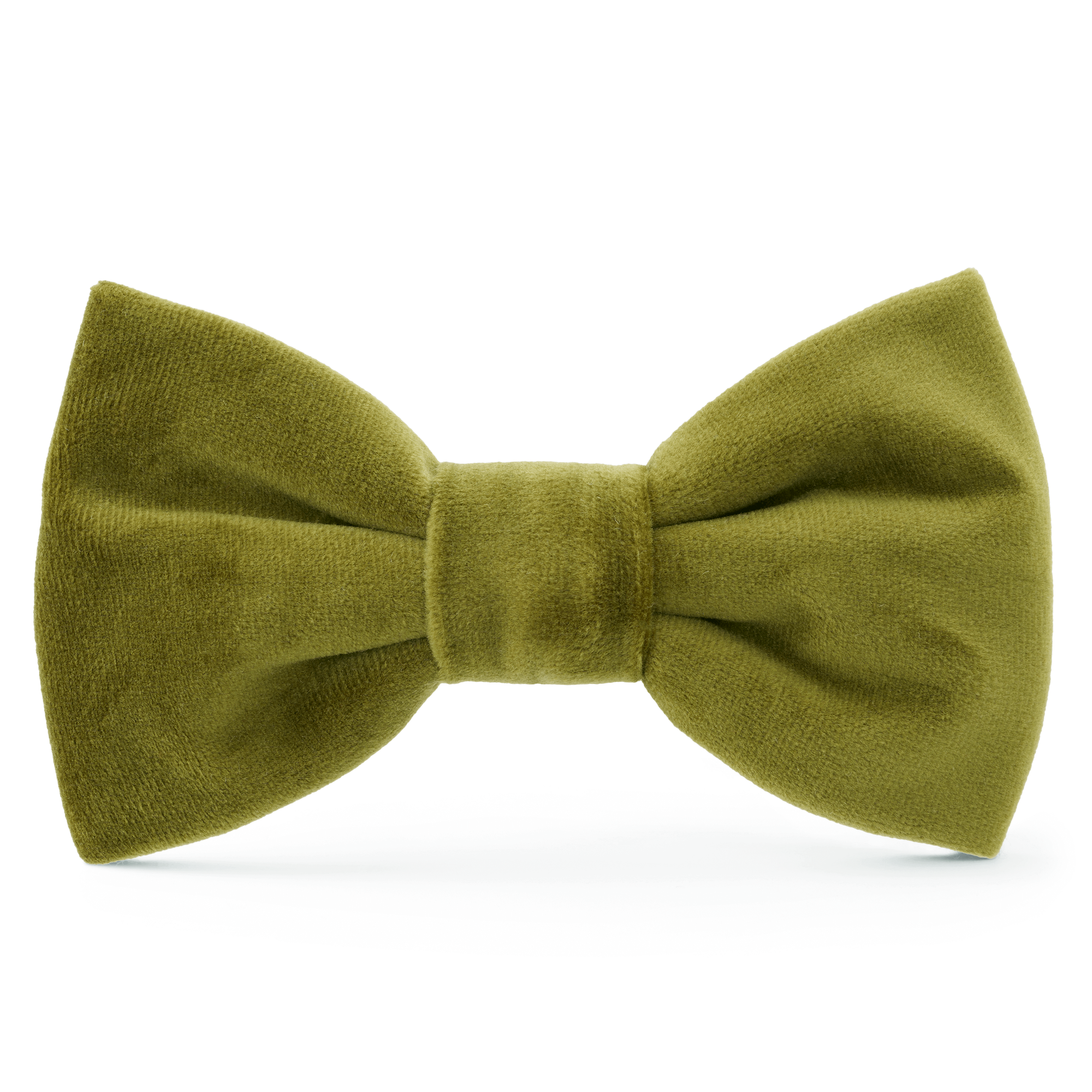 Moss Velvet Dog Bow Tie