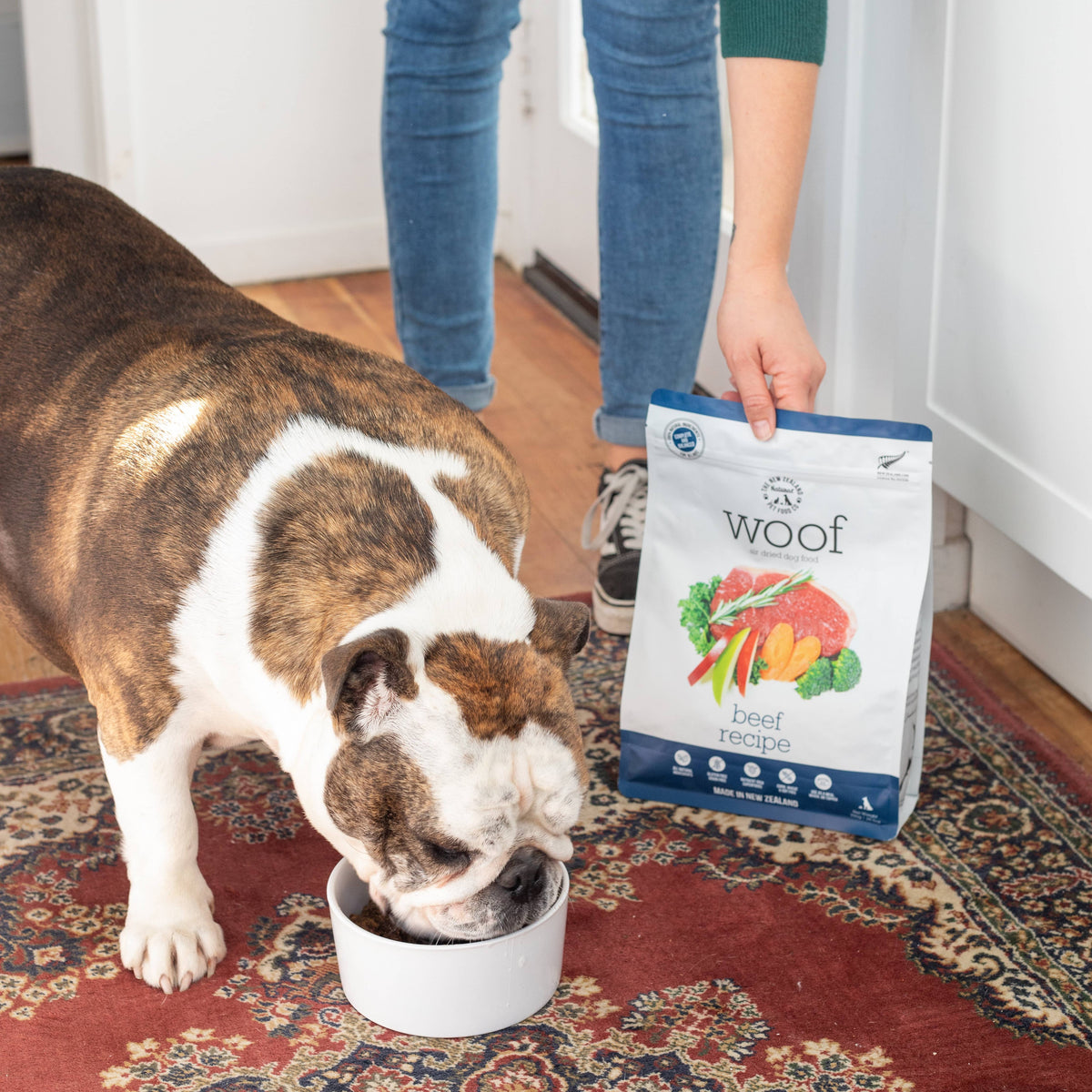 Woof Beef Air Dried Dog Food 3.5oz | 26.5oz
