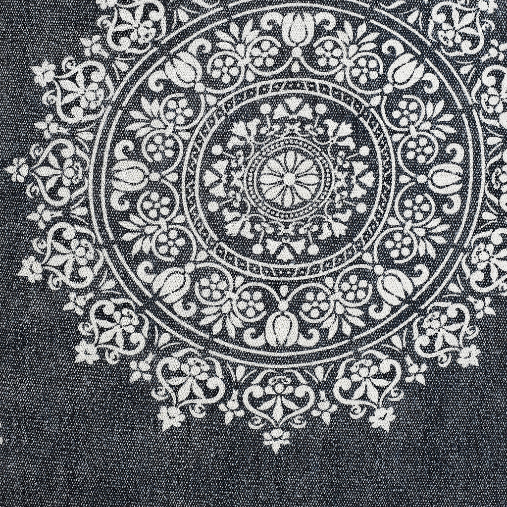 Mandala Stonewash Pillow Pet Bed With Removable Cover