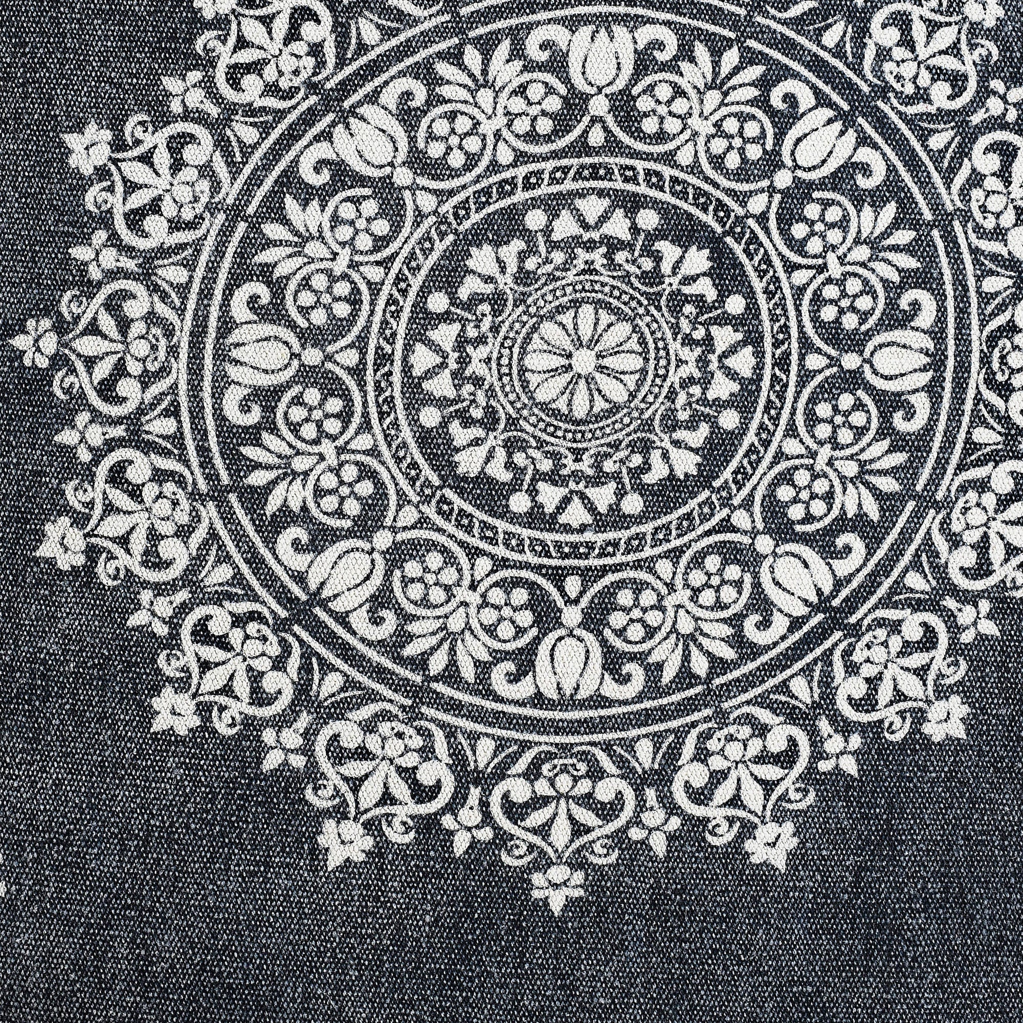 Mandala Stonewash Pillow Pet Bed With Removable Cover