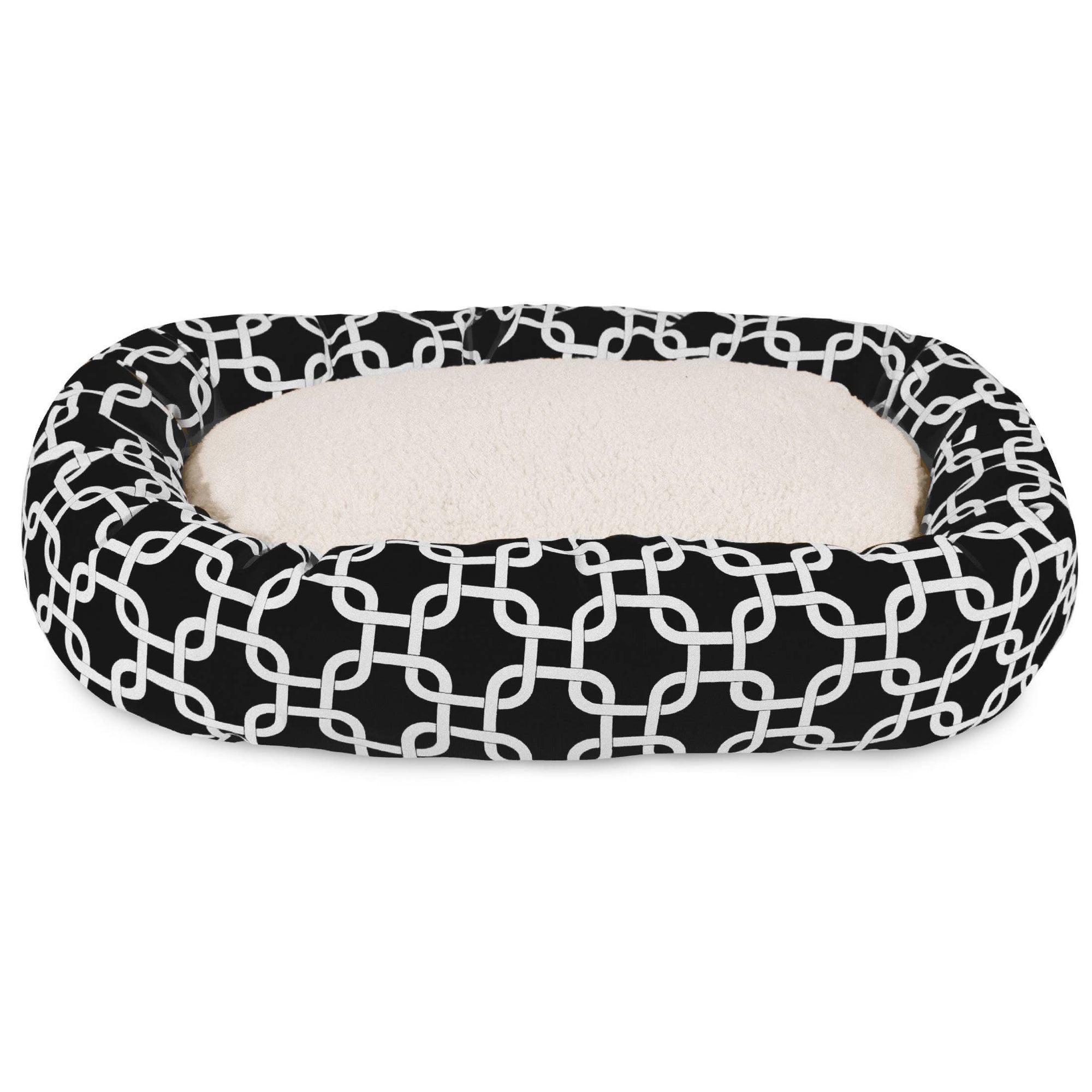 Links Sherpa Bagel Dog Bed