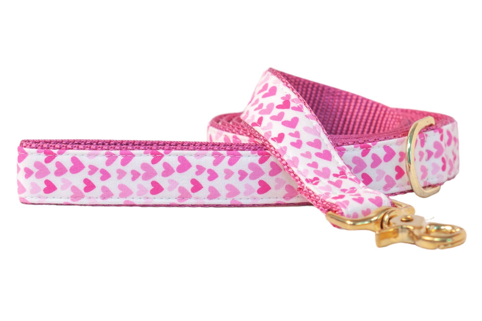 Pink Hearts Dog Leash