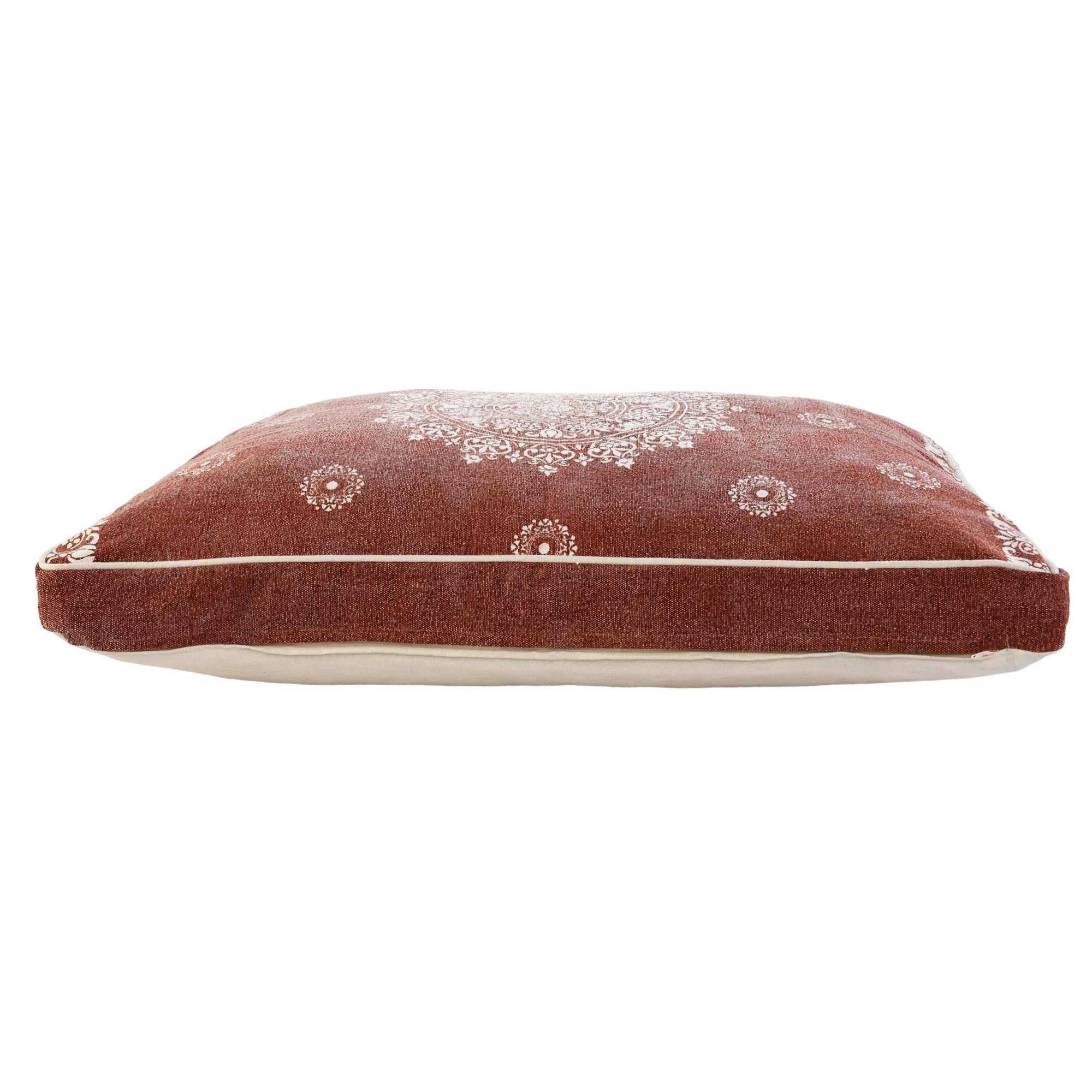 Mandala Stonewash Pillow Pet Bed With Removable Cover