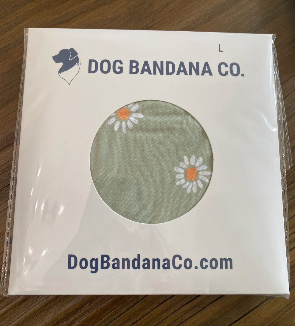 Summer Beach Double Sided Tie Snap Dog Bandana