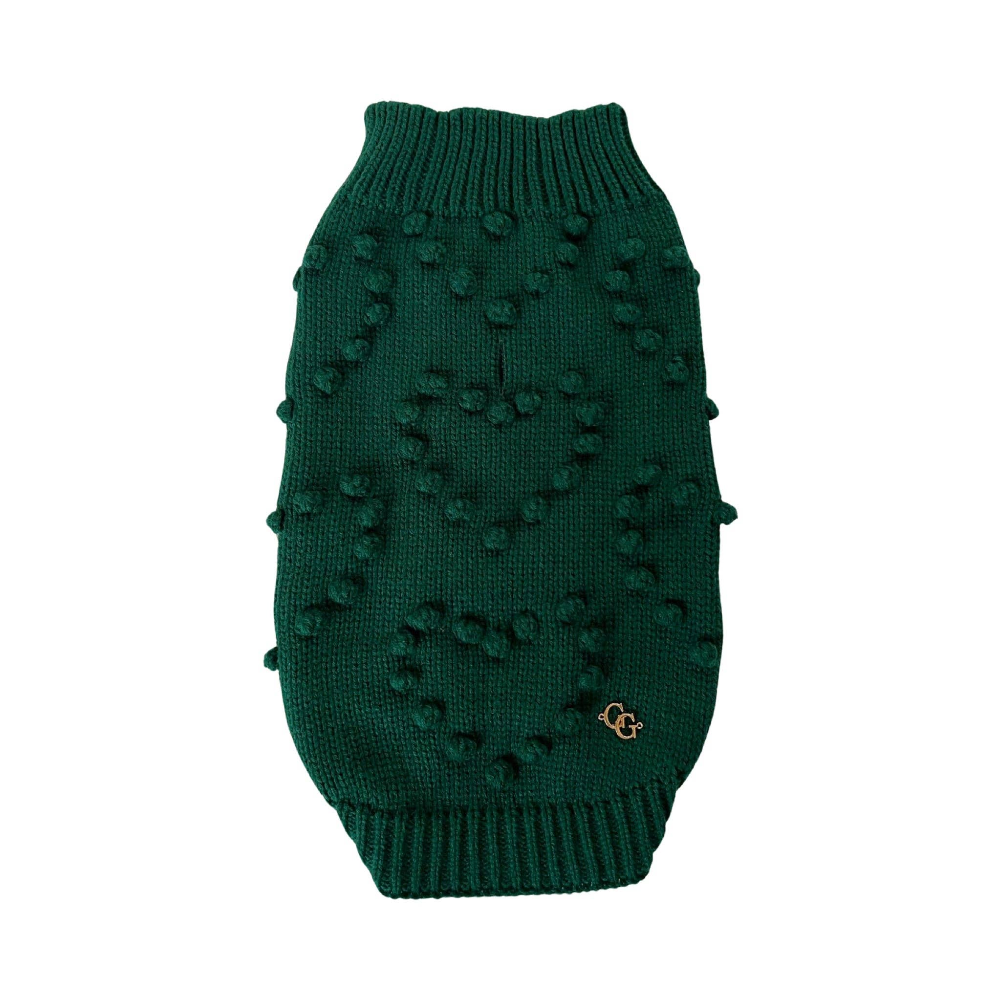 Heartknit Dog Sweater - Evergreen