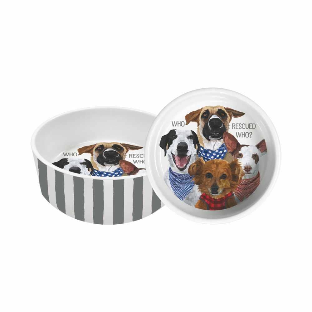 PET BOWL - WHO RESCUED WHO?