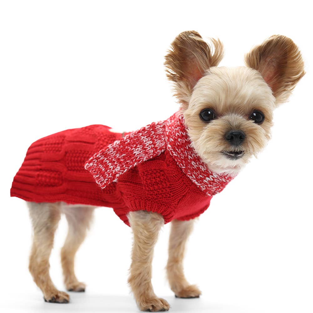 Snowmen Scarf Sweater