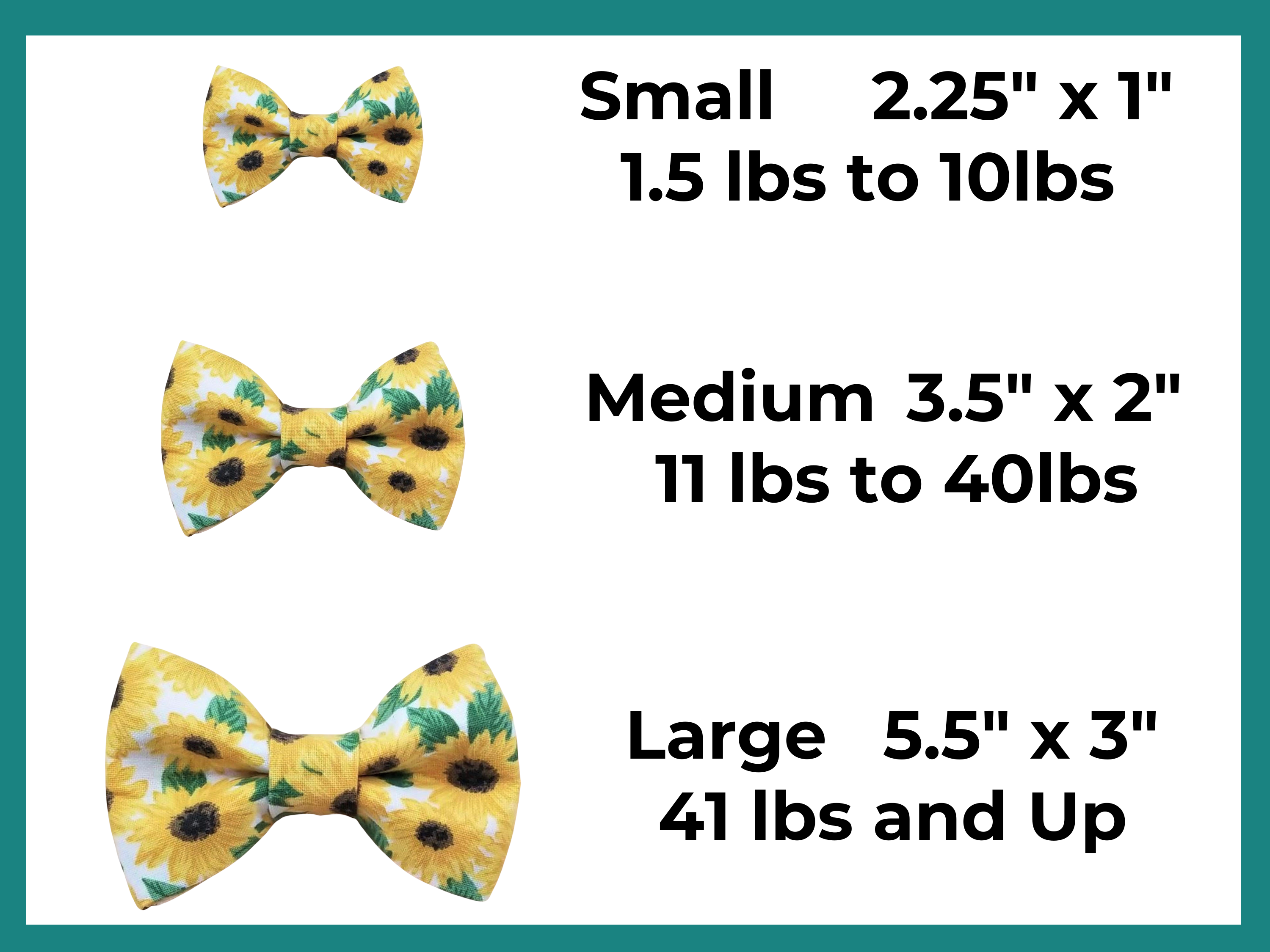 Sunflowers Bow Tie