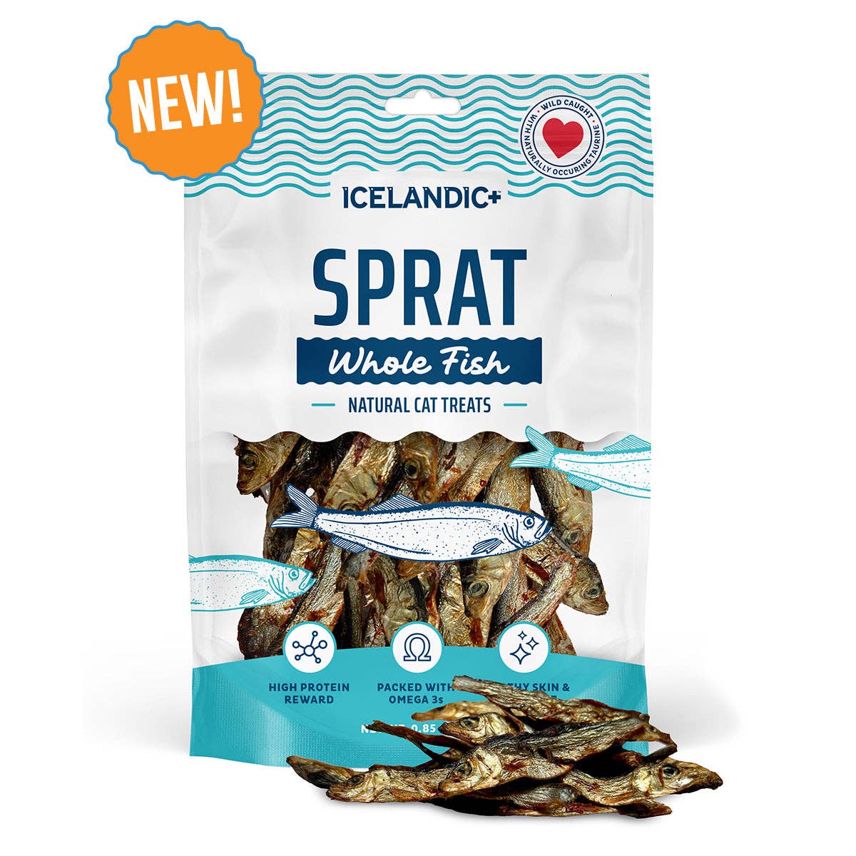 Sprat Whole Fish Cat Treats
