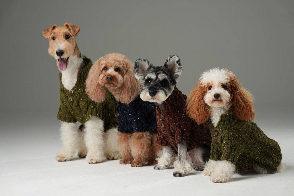 GLACIER PET SWEATER - NAVY