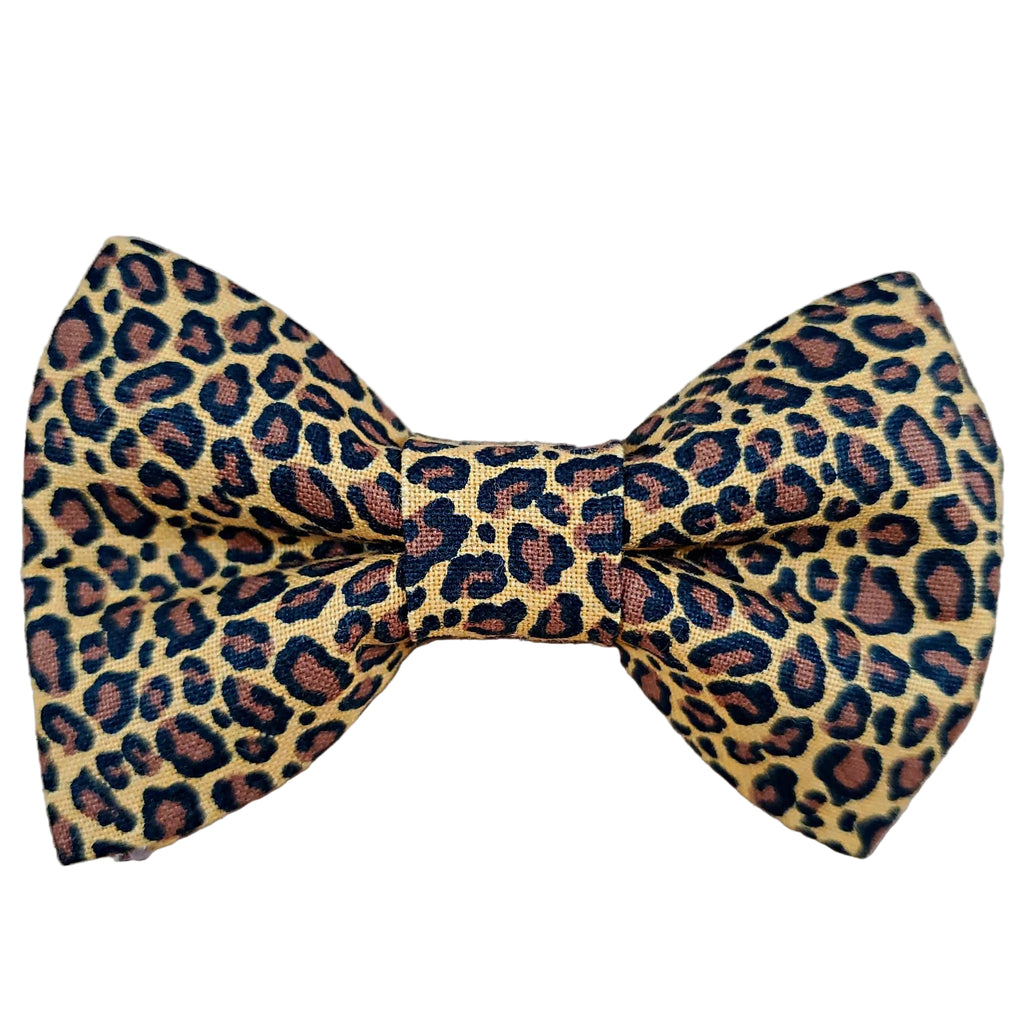 Leopard Print Bow Tie