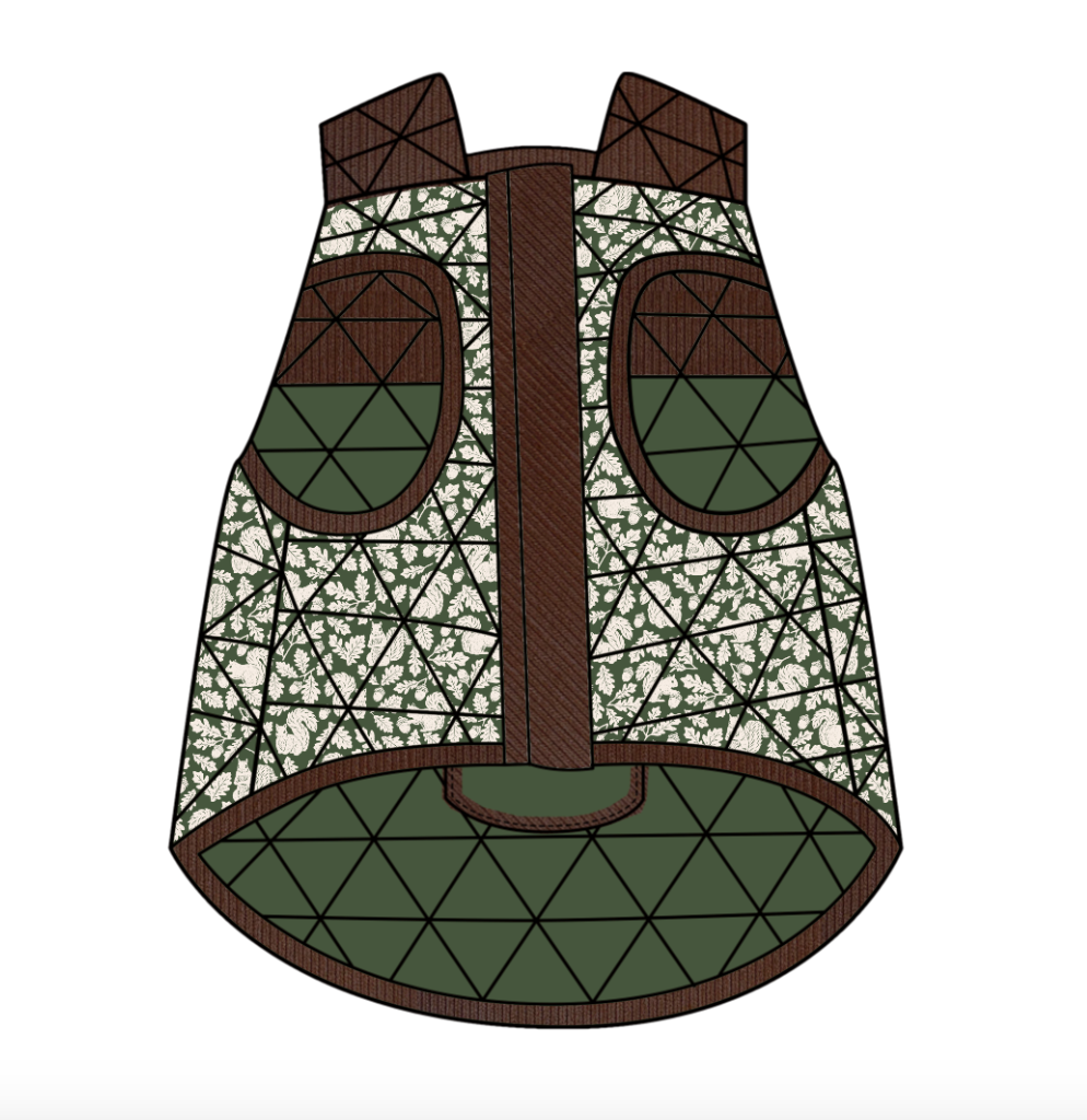 Olive Reversible Dog